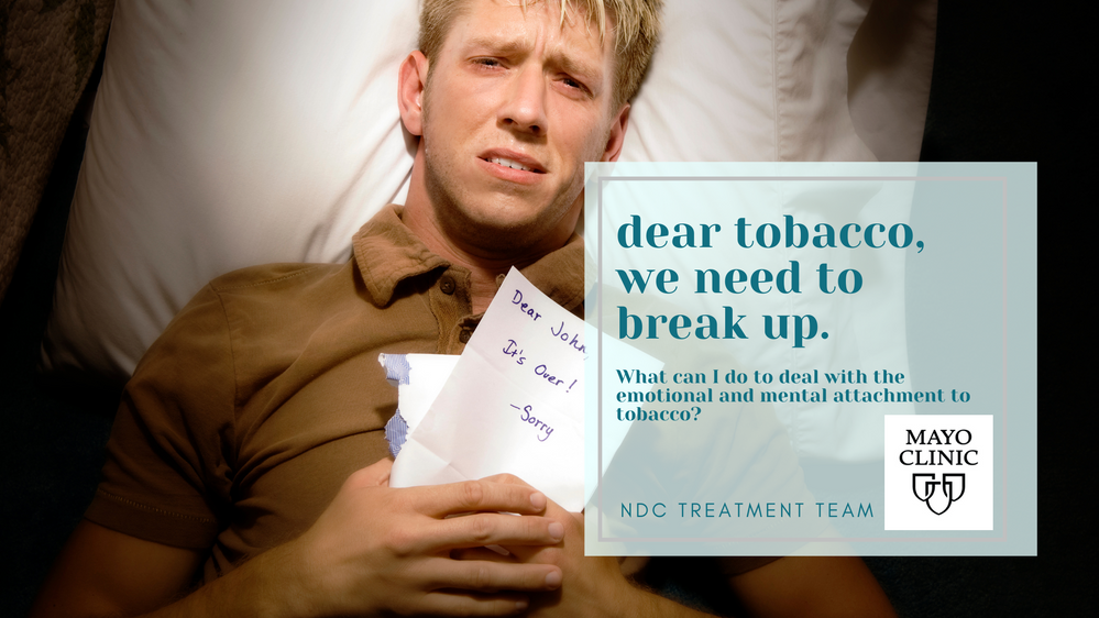 Dear Tobacco, We Need to Break Up.